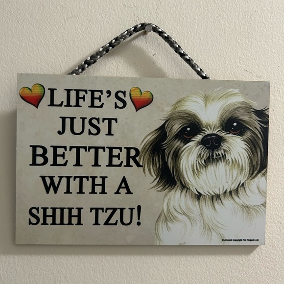 A novelty Shih tzu Sign - Picture 2 of 7